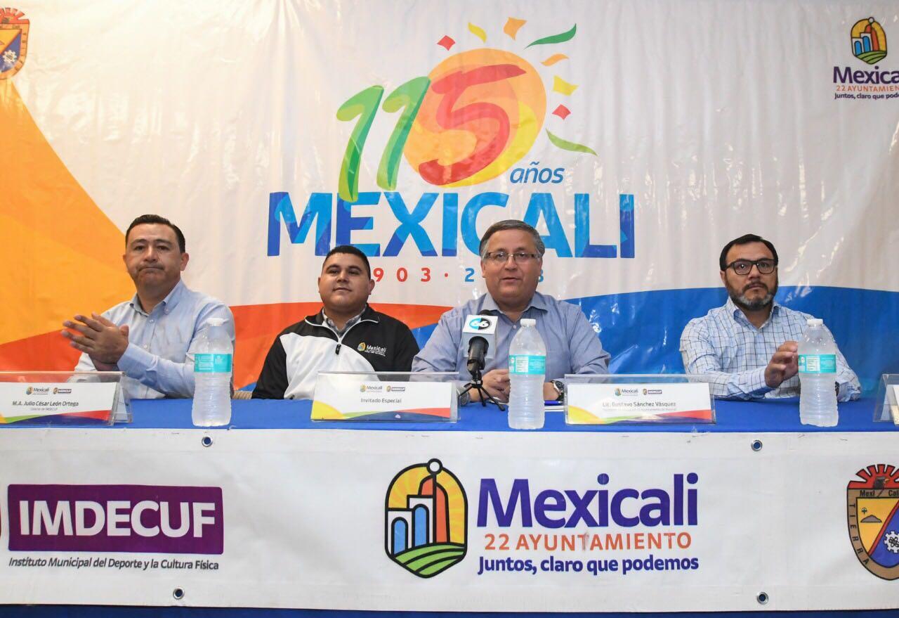 Con el deporte celebrarán también el 115 Aniversario de Mexicali