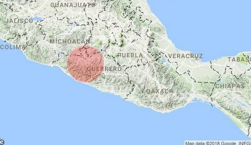 Se registra sismo de 5.2 en Guerrero
