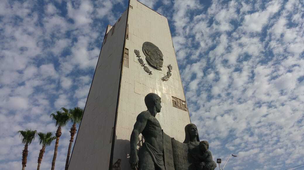 Se suma Núñez a embellecimiento del monumento a Benito Juárez