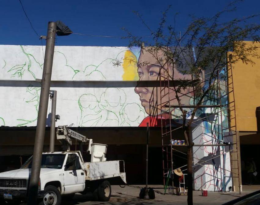 Crean “Ciudad Mural” en el Centro Histórico de Mexicali