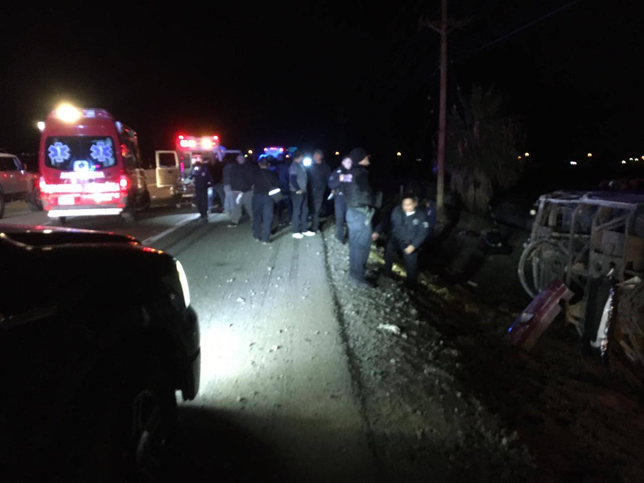 Más de 40 heridos en choque carretero en el valle