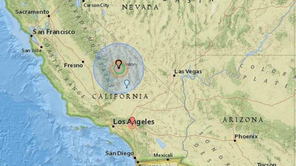 Sacude temblor de 5.8 región de California