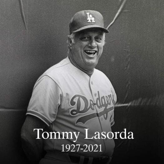 Falleció Tommy Lasorda, el mítico manager de Los Dodgers