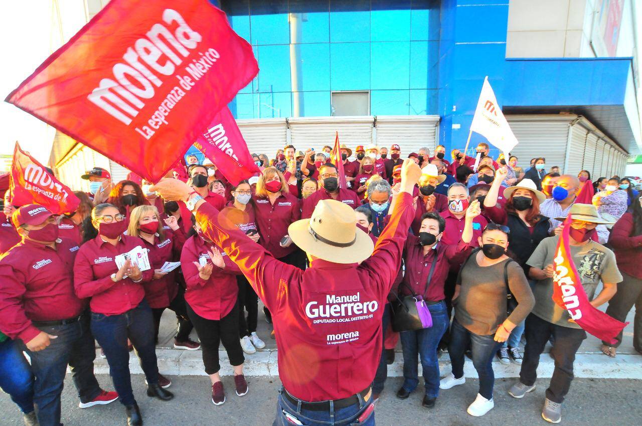 Manuel Guerrero inicia campaña en Valle de Puebla