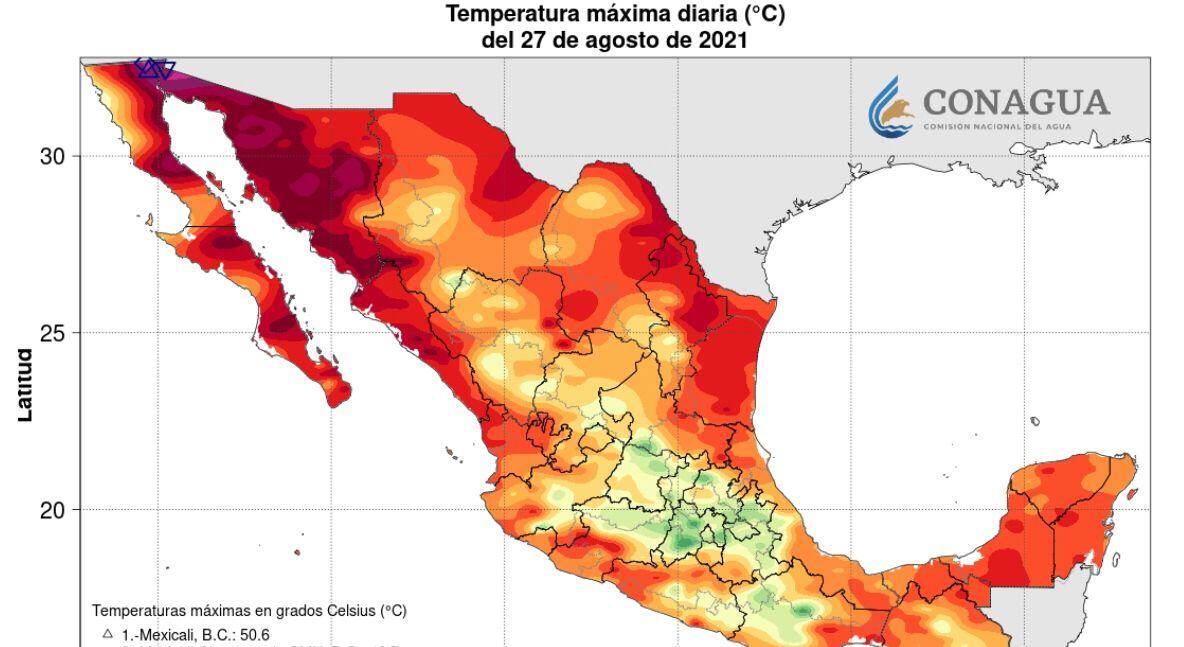 Mexicali rompe otro récord de altas temperaturas