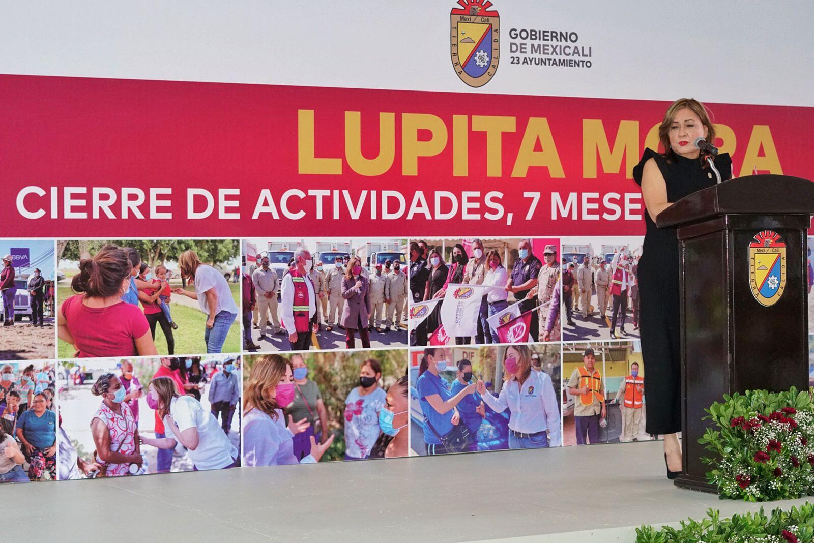 Gobernar Mexicali ha sido un privilegio y honor: Lupita Mora
