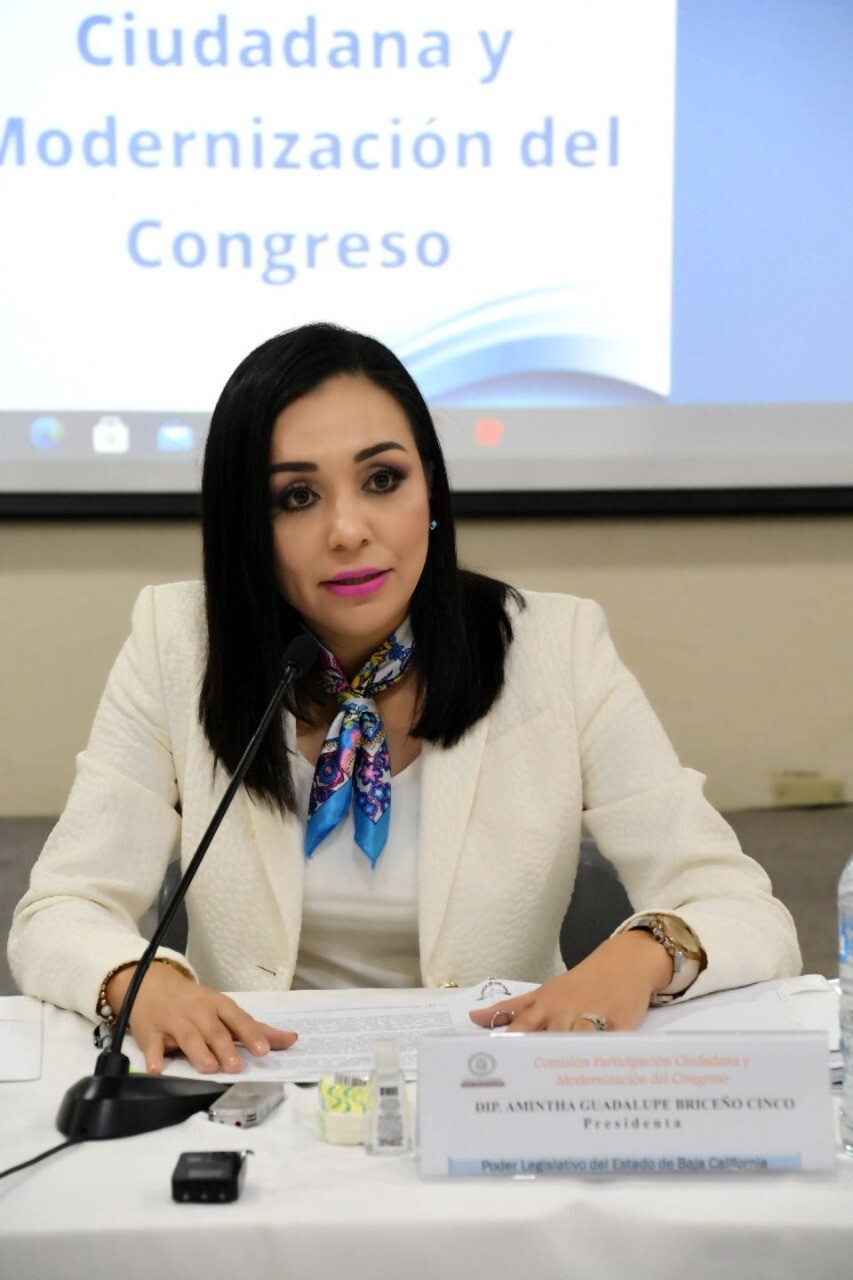 Preside Amintha Briceño la Comisión de Participación Ciudadana y Modernización
