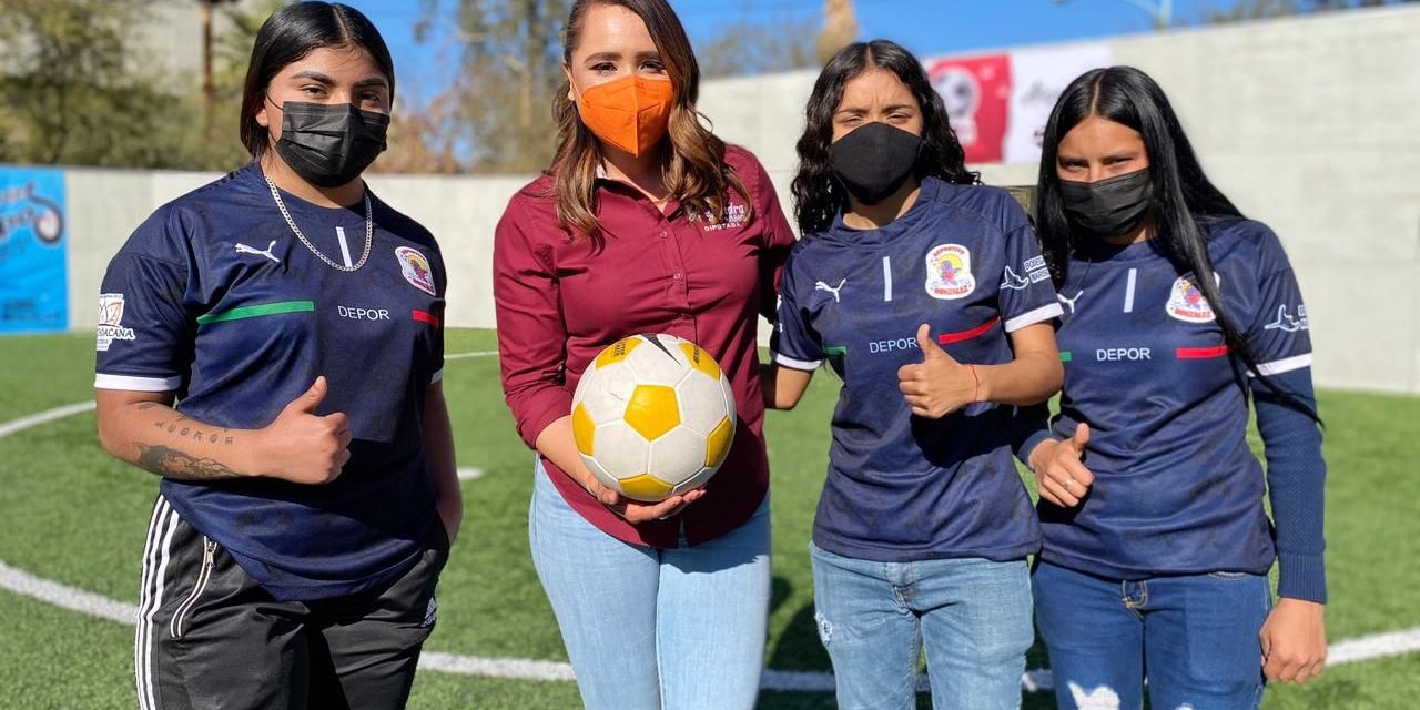 Diputada Alejandra Ang promueve torneo de fútbol femenil “Copa Mujer Cachanilla”