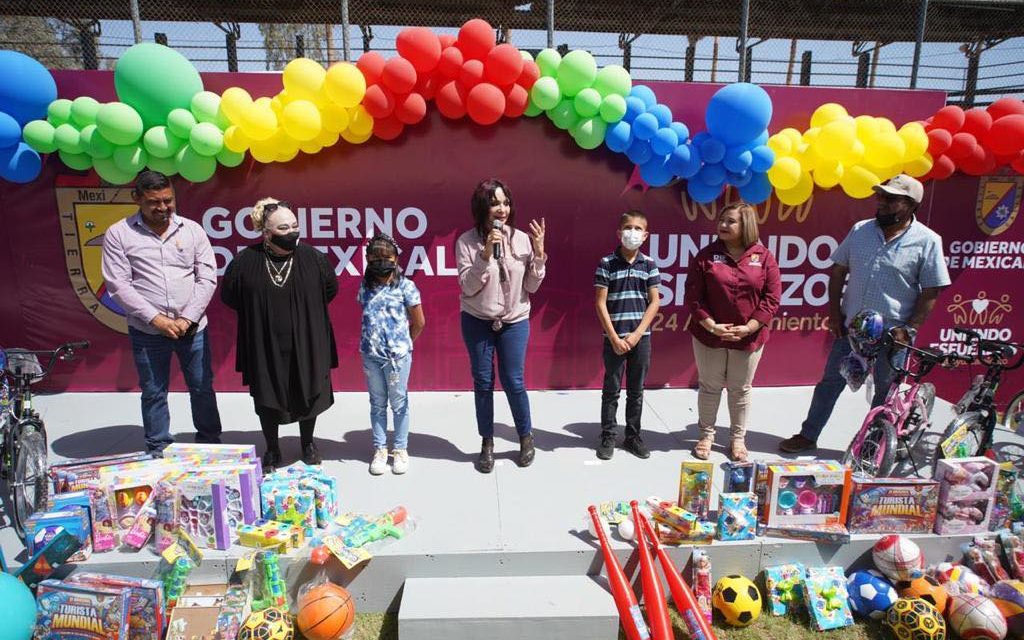 Gobierno de Mexicali festeja a niñas y niños del Valle