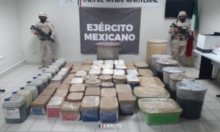 Federales descubren laboratorio de ‘meta’ en San Luis Río Colorado