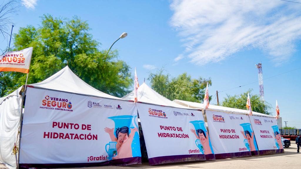 Abren más centros de hidratación en Mexicali