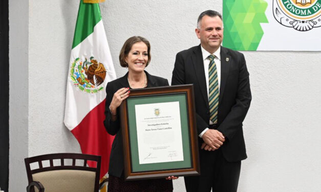 La Doctora María Teresa Viana Castrillón es nombrada Investigadora Emérita por la UABC