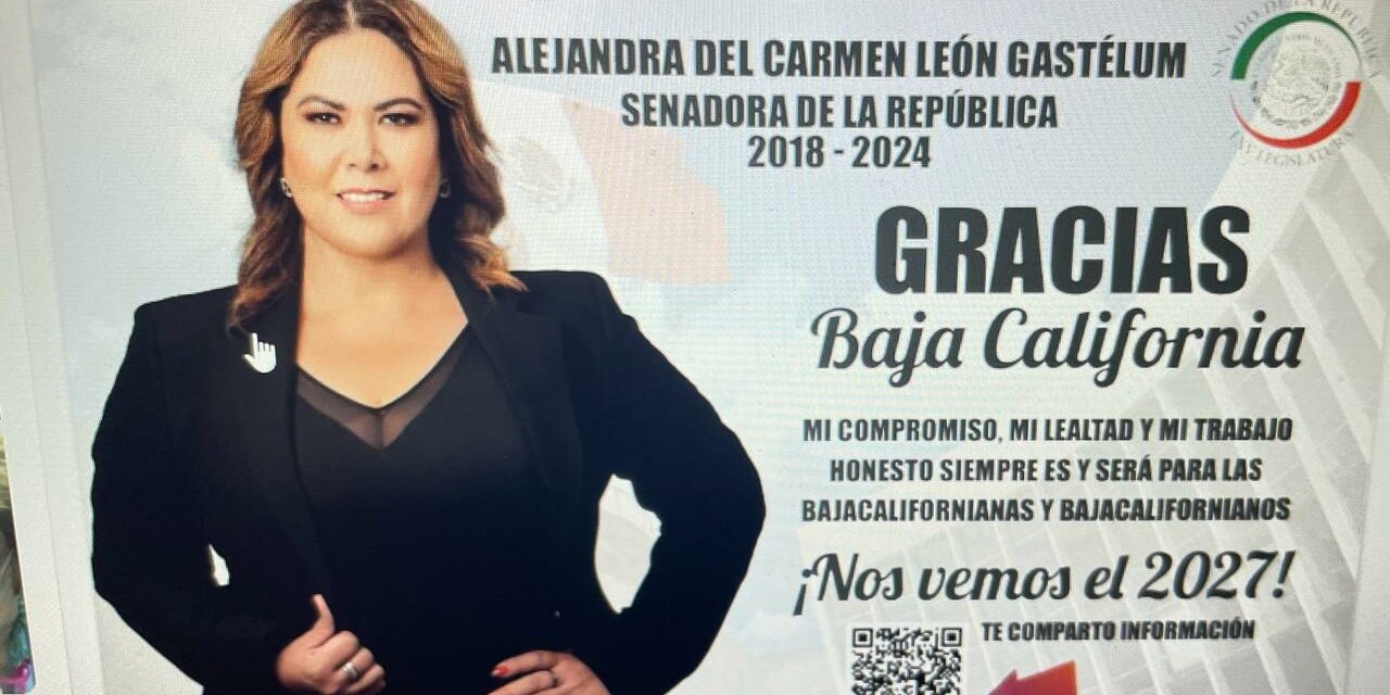 “Nos vemos en el 2027”: Senadora León
