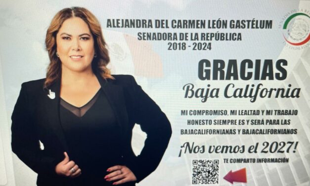 “Nos vemos en el 2027”: Senadora León